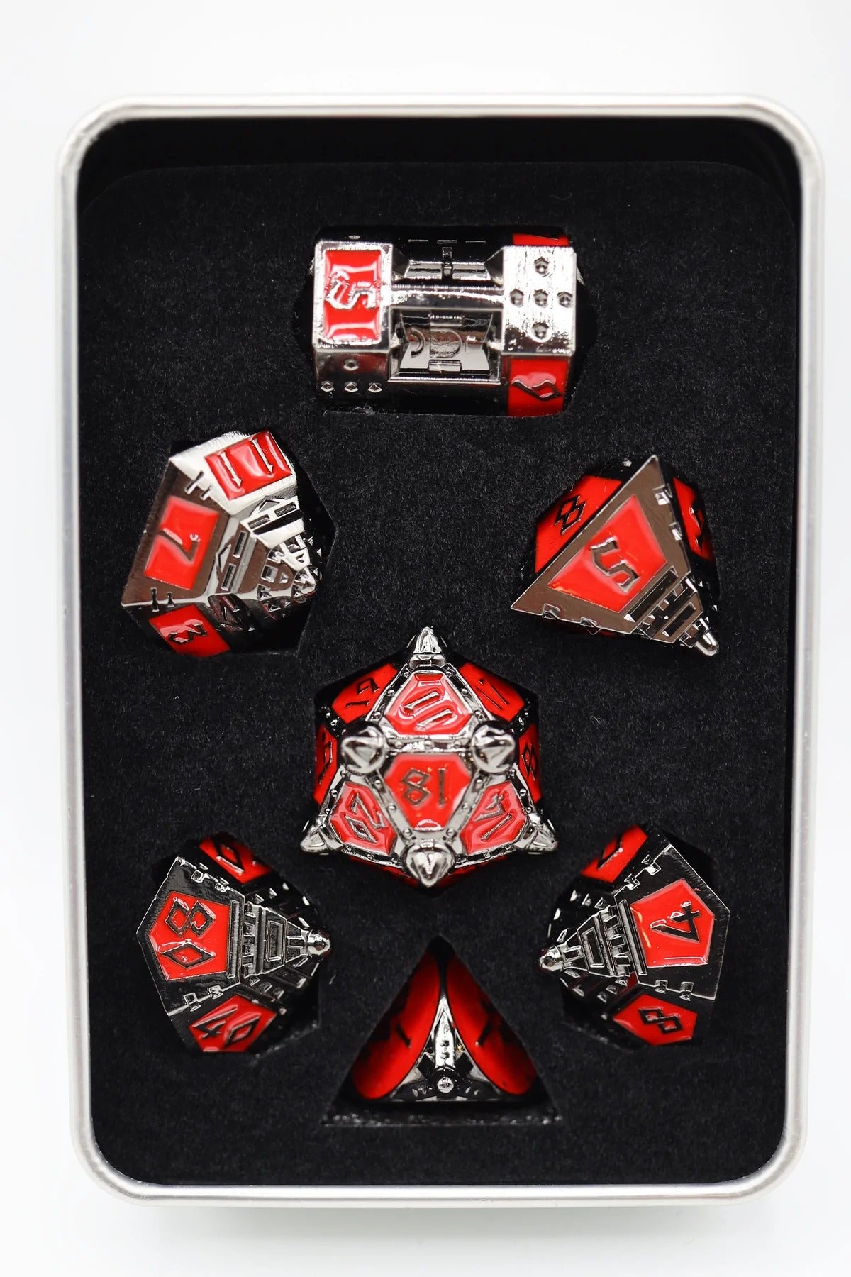 Dice 51: Blood Moon RPG Metal Dice Set