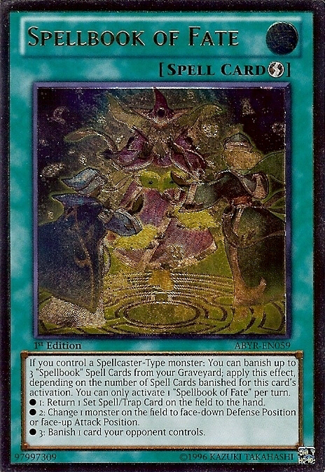 Spellbook of Fate (UTR) (ABYR-EN059) Ultimate Rare - Near Mint Unlimit