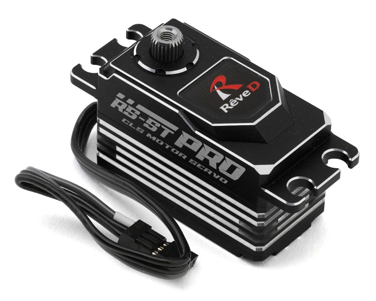 Reve D RS-ST Pro Digital Programmable Low Profile Drift Steering Servo (HV) (Black)