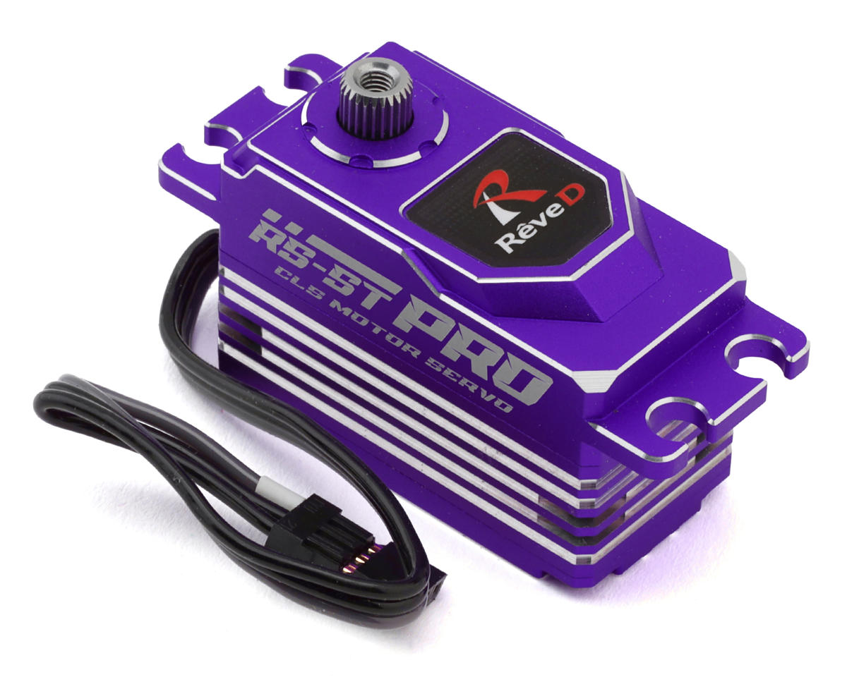 Reve D RS-ST Pro Digital Programmable Low Profile Drift Steering Servo (HV) (Purple)