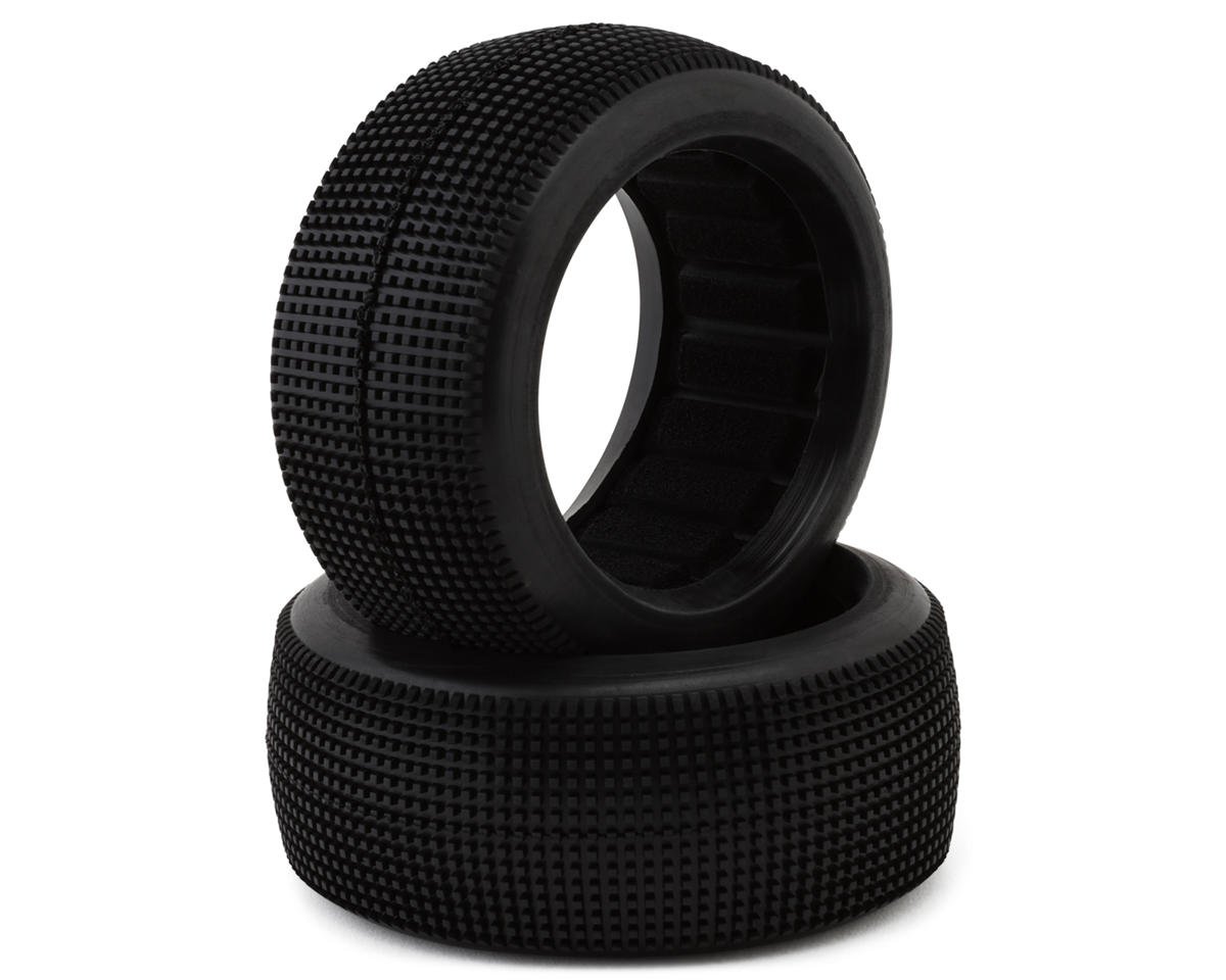 Raw Speed RC Mach One 1/8 Buggy Tires (2) (Gumball (Pink)) w/Closed Cell Inserts