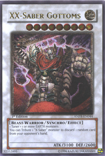 XX-Saber Gottoms (UTR) (ANPR-EN044) Ultimate Rare - Near Mint 1st Edit