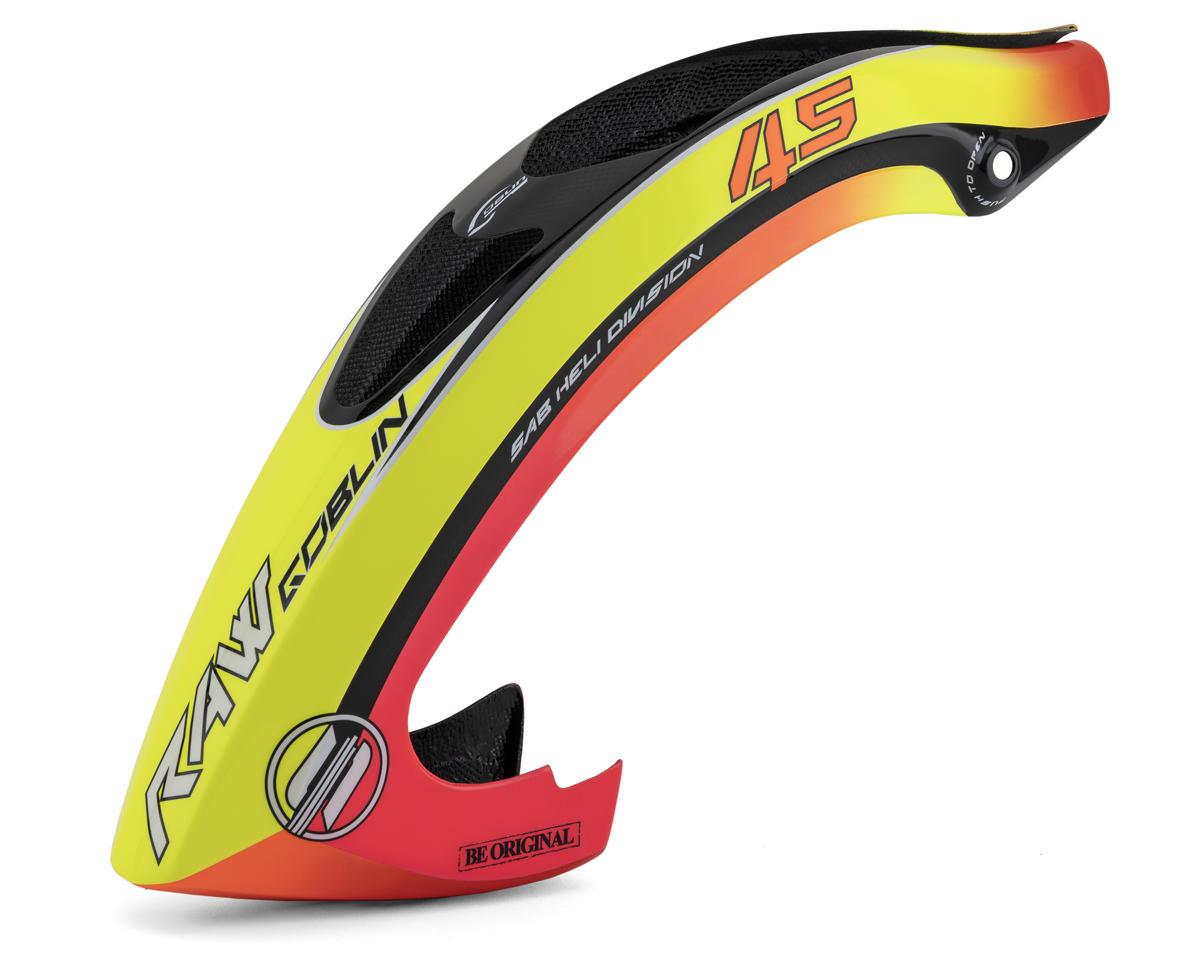 SAB Goblin RAW 580 Nitro Canopy (Yellow/Orange)