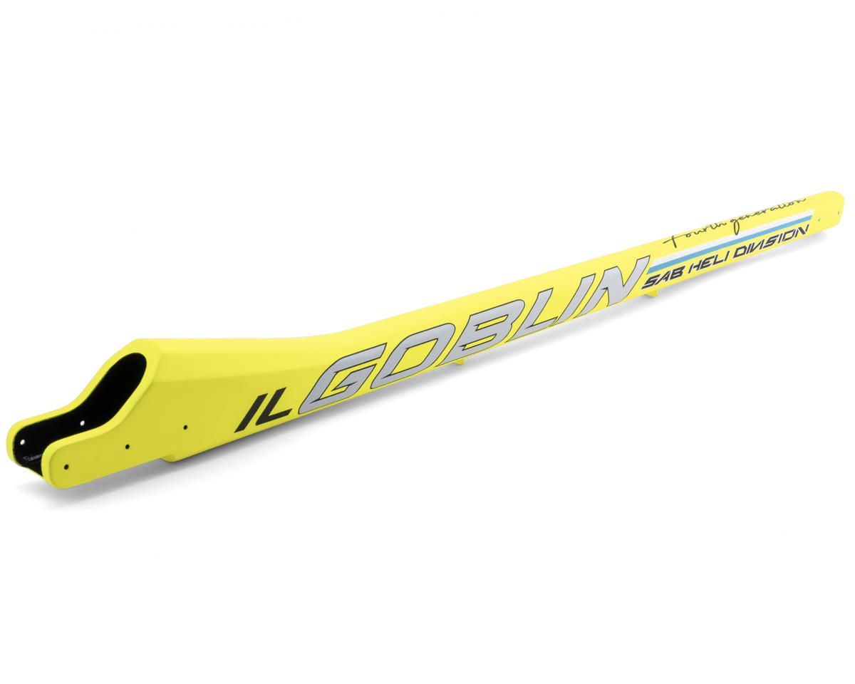 SAB Goblin Carbon Fiber Boom (Yellow) (ilGoblin Pro 700)