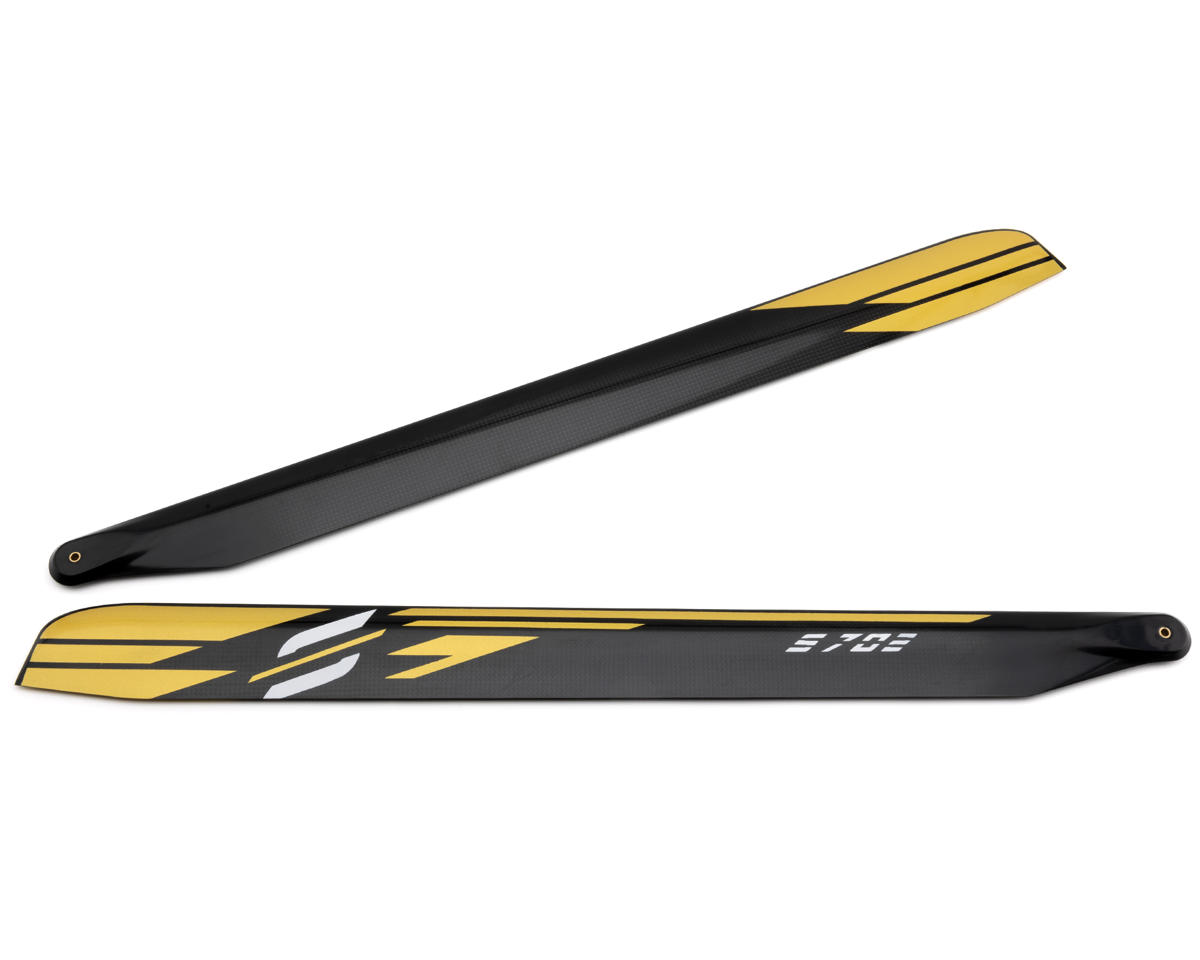 SAB Goblin 702mm "S Line" Carbon Fiber Main Blades (Gold)