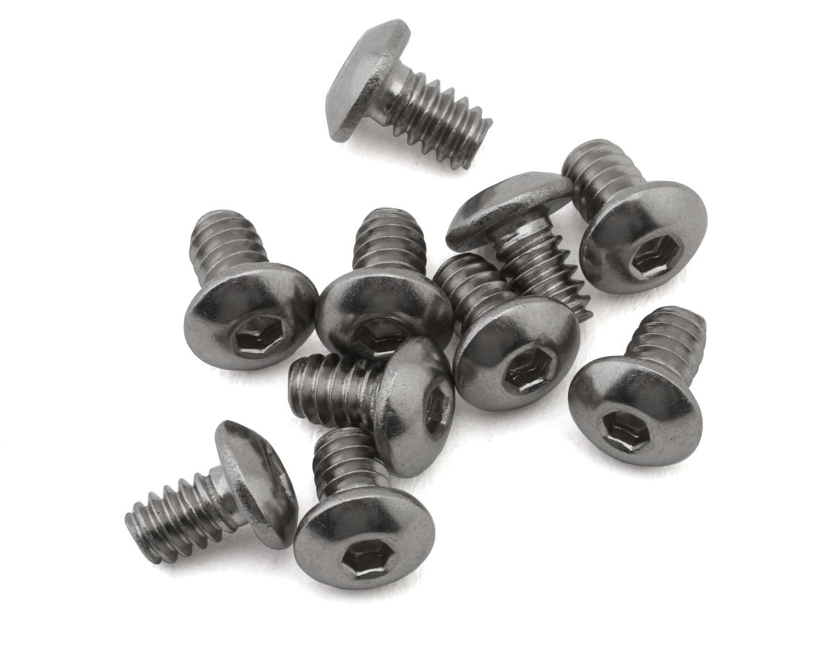 Samix Stainless Steel Button Head Hex Screws (10) (4-40) (3/16")