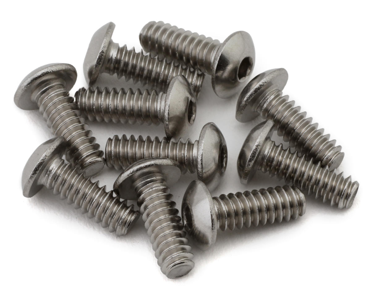 Samix Stainless Steel Button Head Hex Screws (10) (4-40) (5/16")