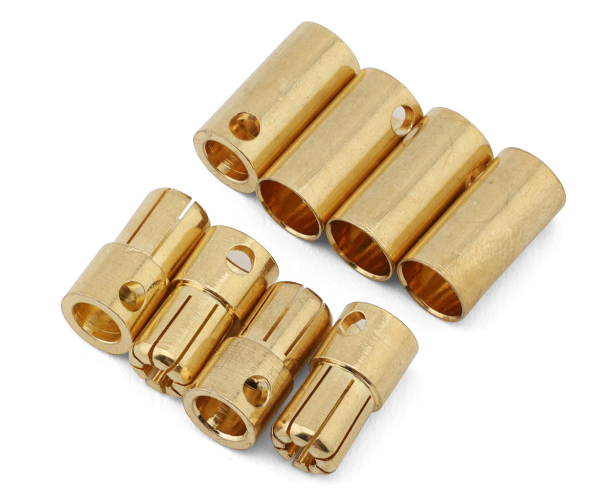 Samix 6.5mm High Current Bullet Plug Connector Set (4 Male/4 Female)