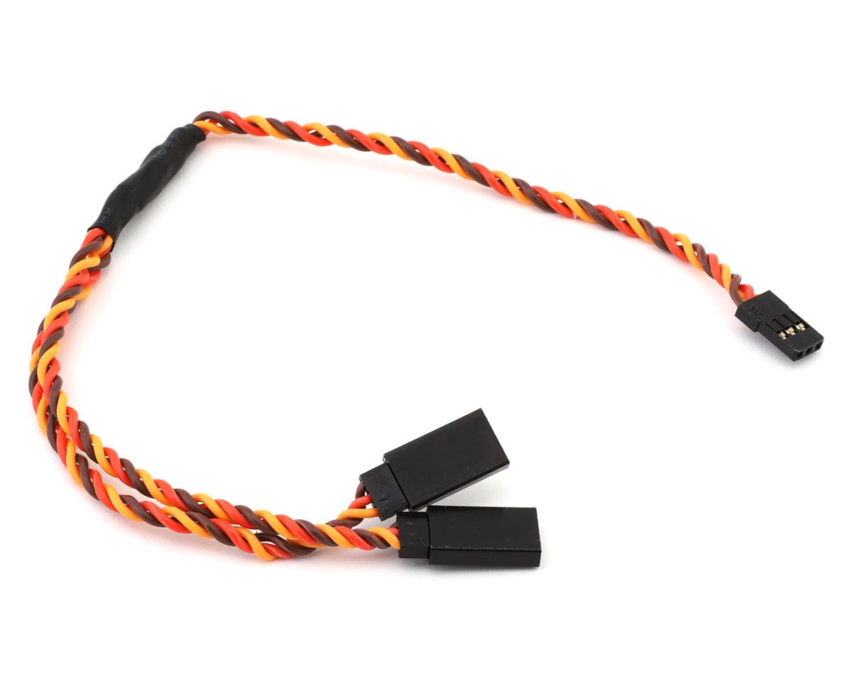 Samix JR Y-Harness Connector Leads Twisted Wire (1 Male to 2 Female) (250mm)