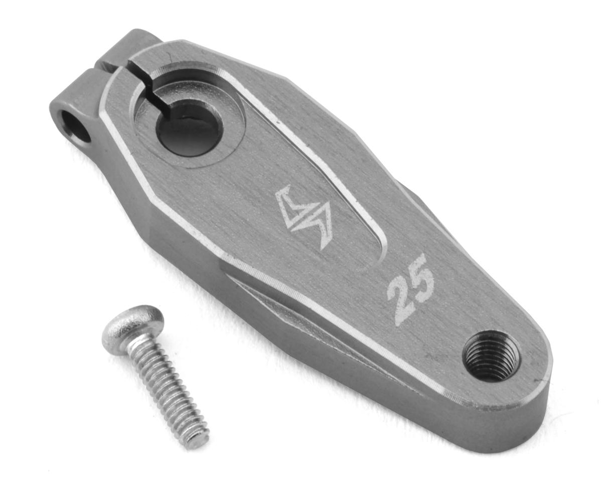Samix Axial SCX10 Pro Aluminum Clamping Servo Horn (25T) (Grey)