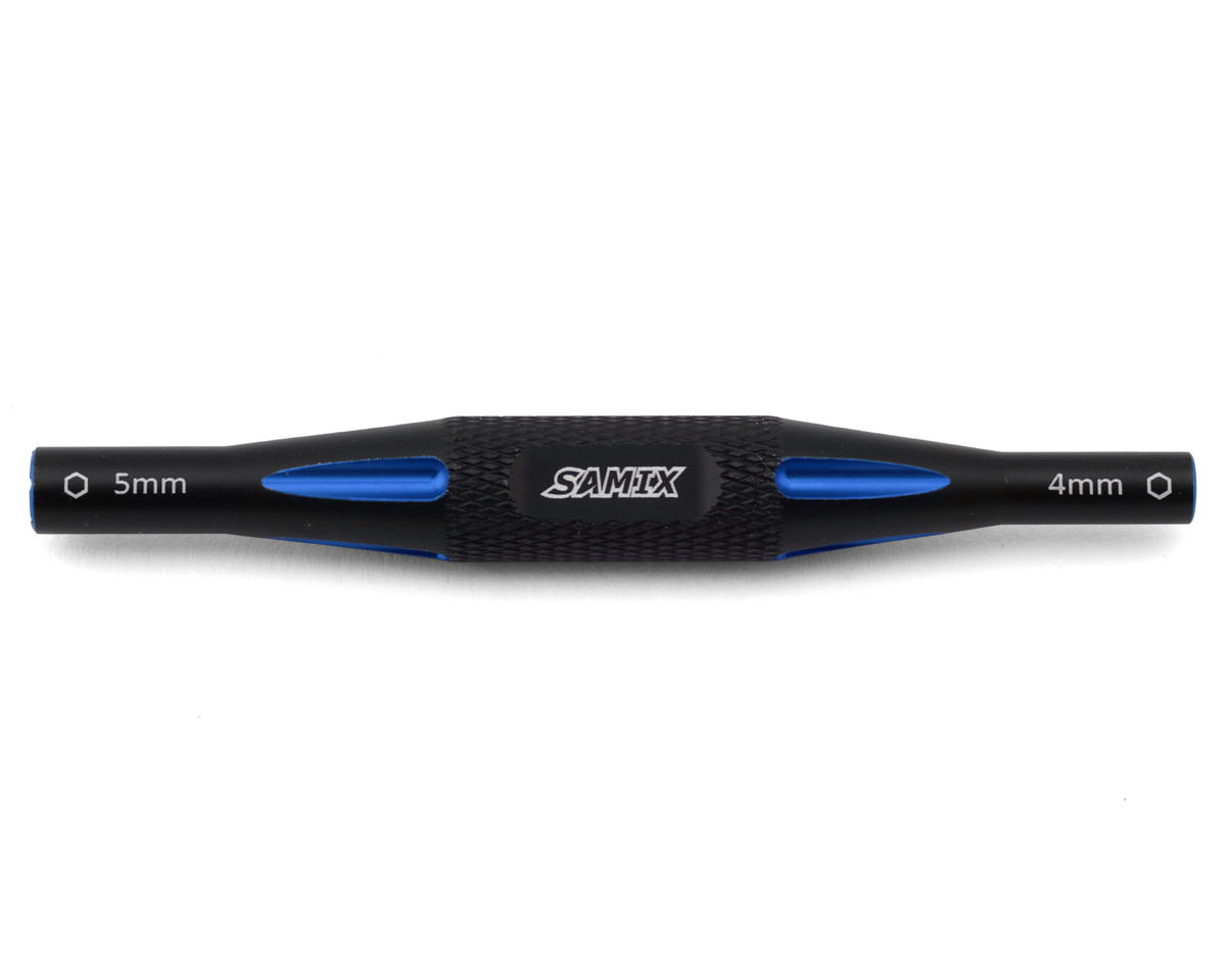Samix Aluminum Wheel Nut Wrench (4mm/5mm) (Blue)