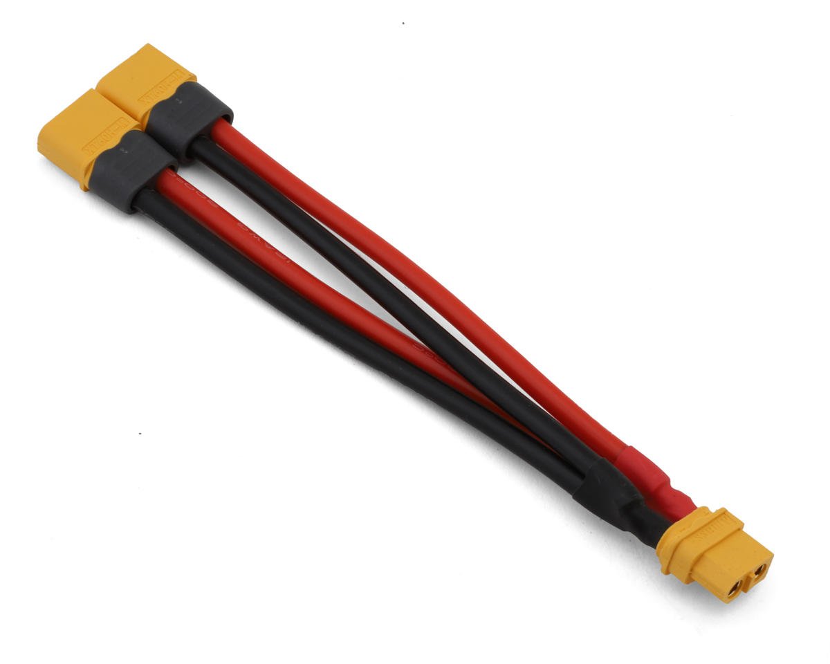 Samix Parallel XT60 Female to XT60 Male Y-Harness Connector Adapter (130mm) (12AWG)