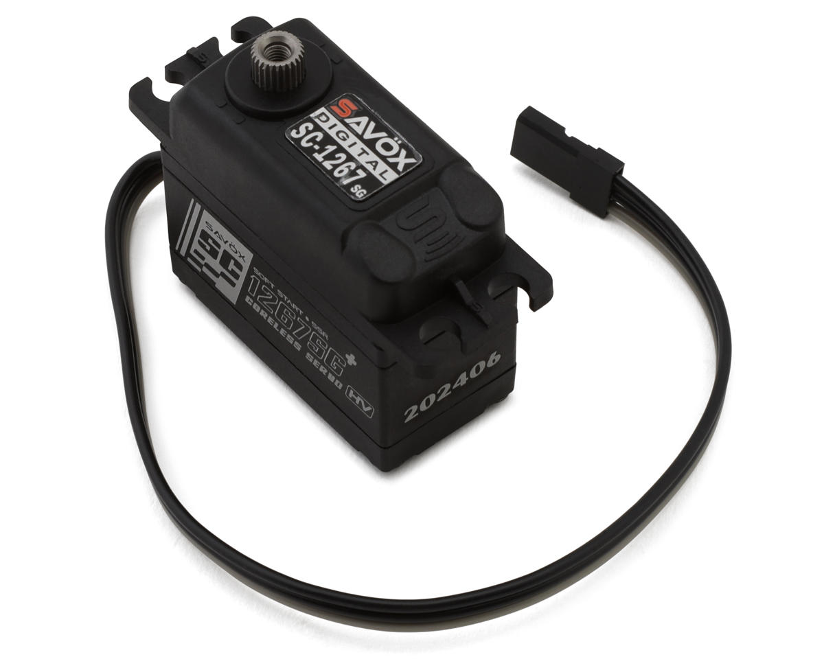 Savox SC-1267SGP Black Edition "Super Speed" Steel Gear Digital Servo (High Voltage)