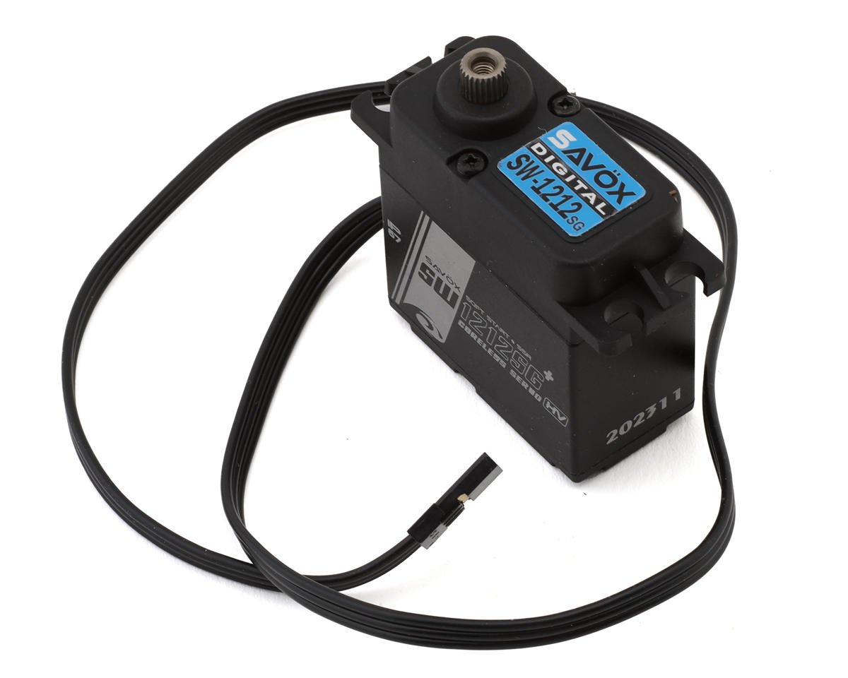 Savox SW-1212SGP Black Edition Waterproof Steel Gear Digital Servo (High Voltage) (Tall)