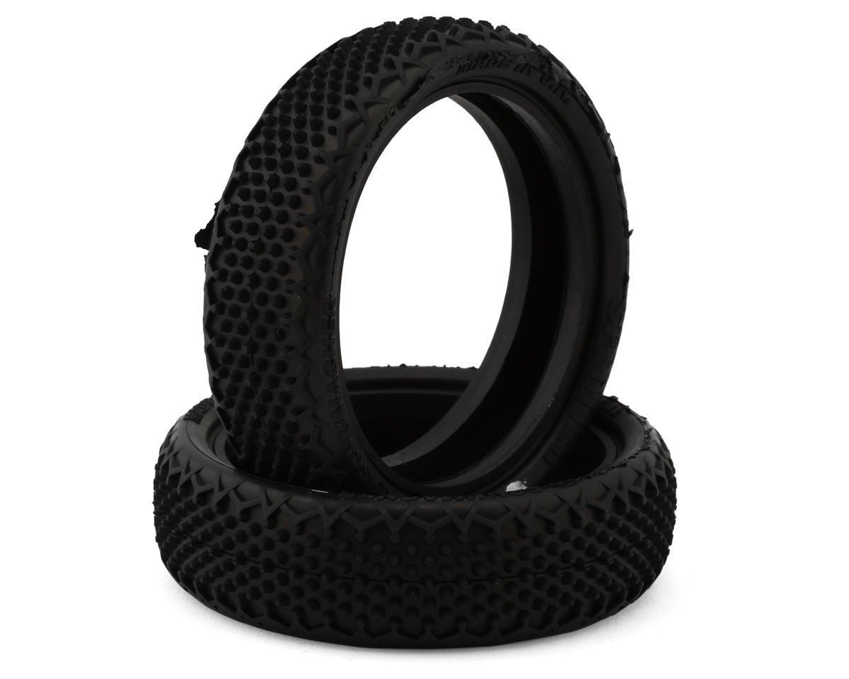Schumacher Splinter 2.2" Slim Ultra-Low Profile Front 2WD Buggy Tires (2) (Silver)