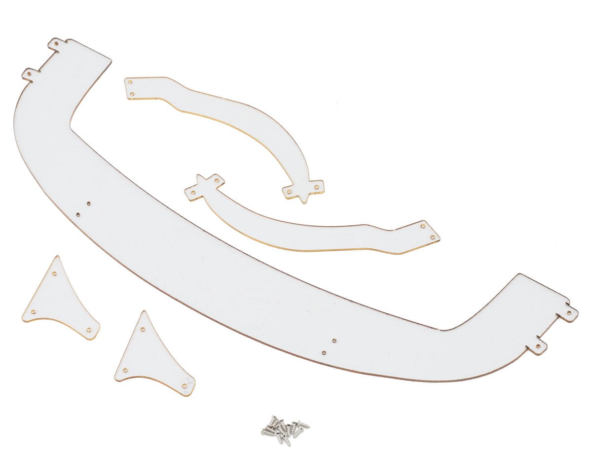 Sideways RC Polycarbonate Front Scale RB Splitter (Clear)