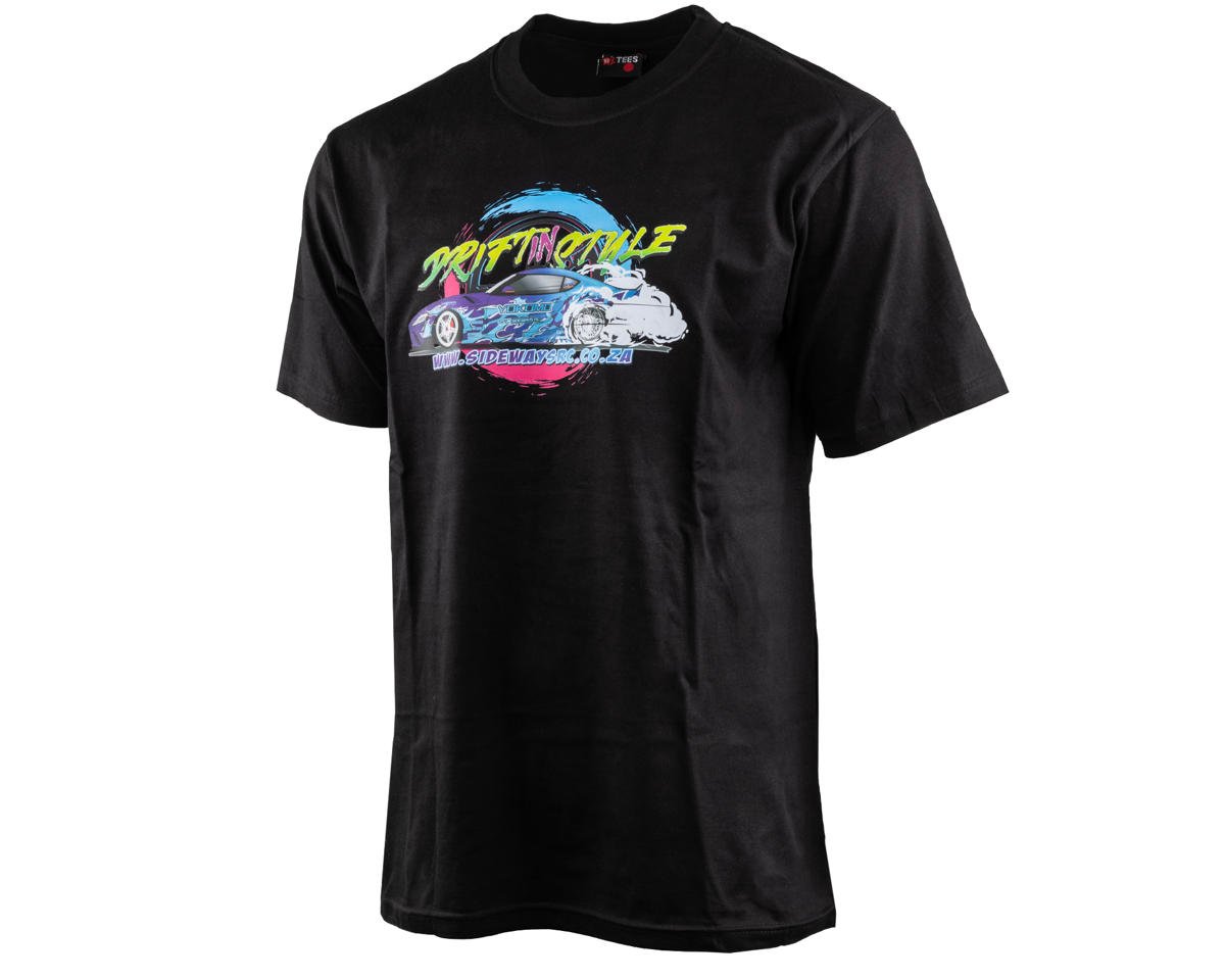 Sideways RC T-Shirts V4 (Black) (M)