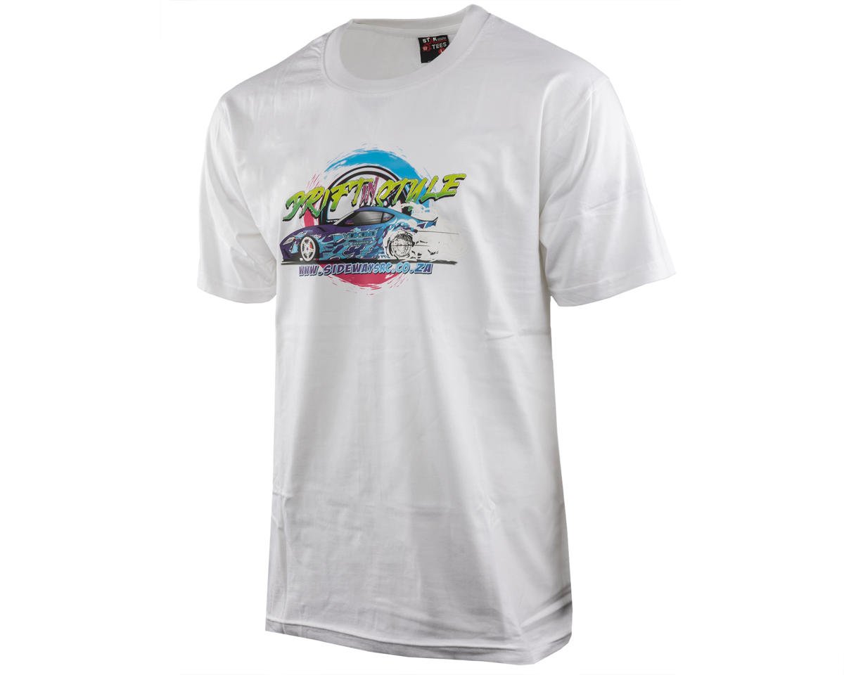 Sideways RC T-Shirts V4 (White) (2XL)