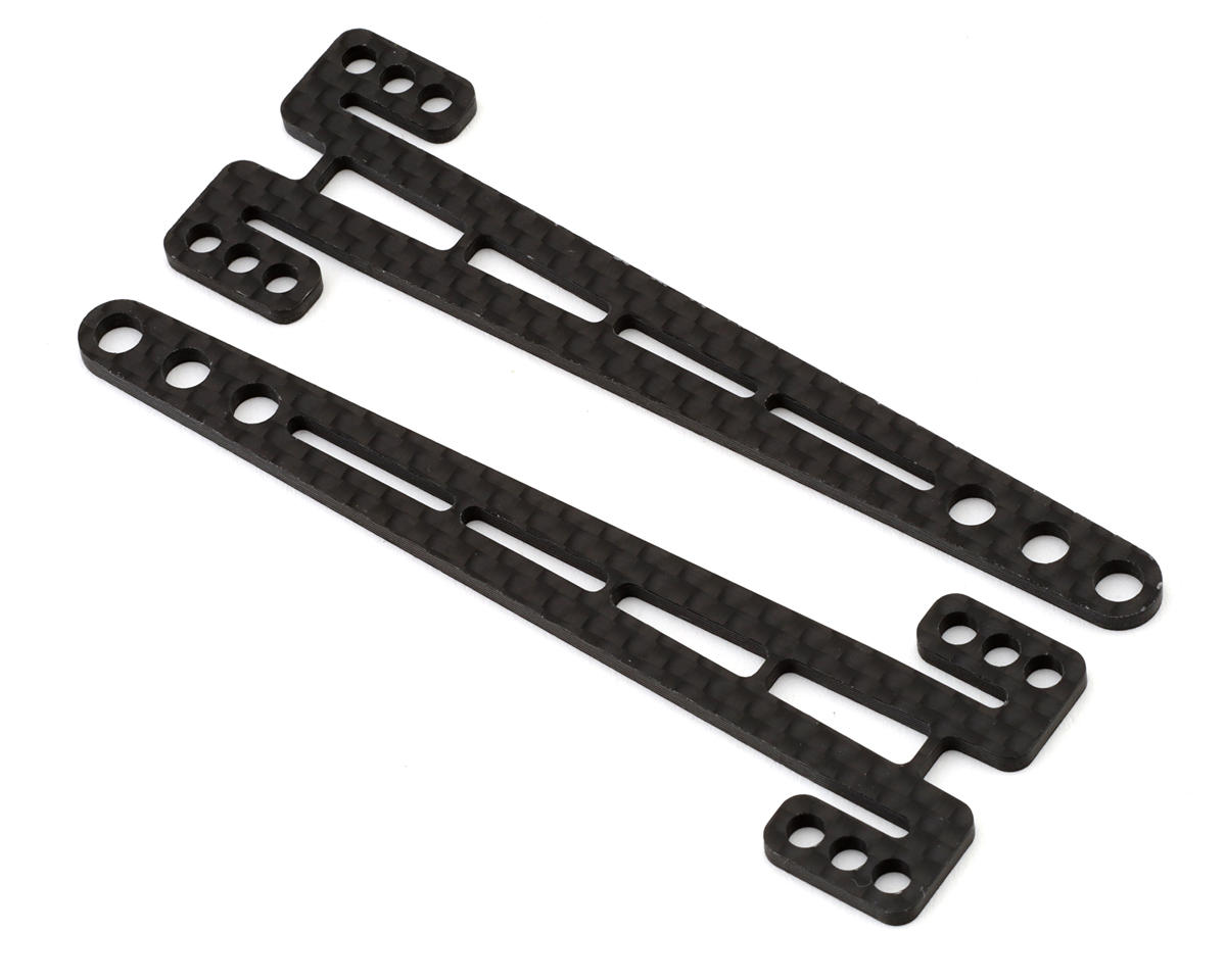 Serpent Medius X20 2mm Carbon Fiber Top Decks (Medium) (2)
