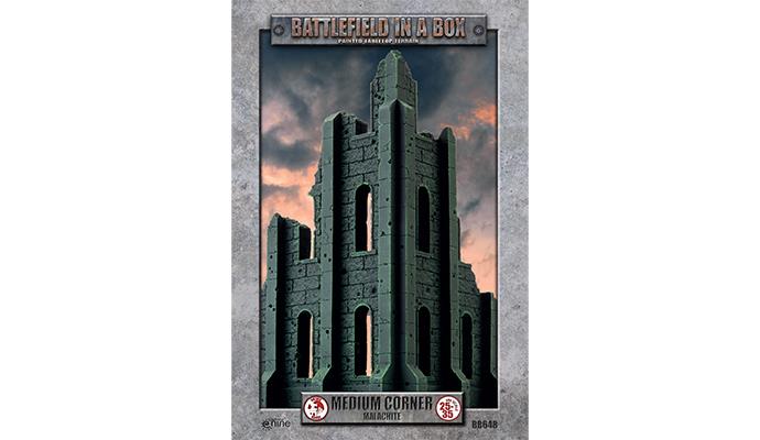 Battlefield in a Box (BB648) - Gothic Battlefields: Medium Corner Ruin