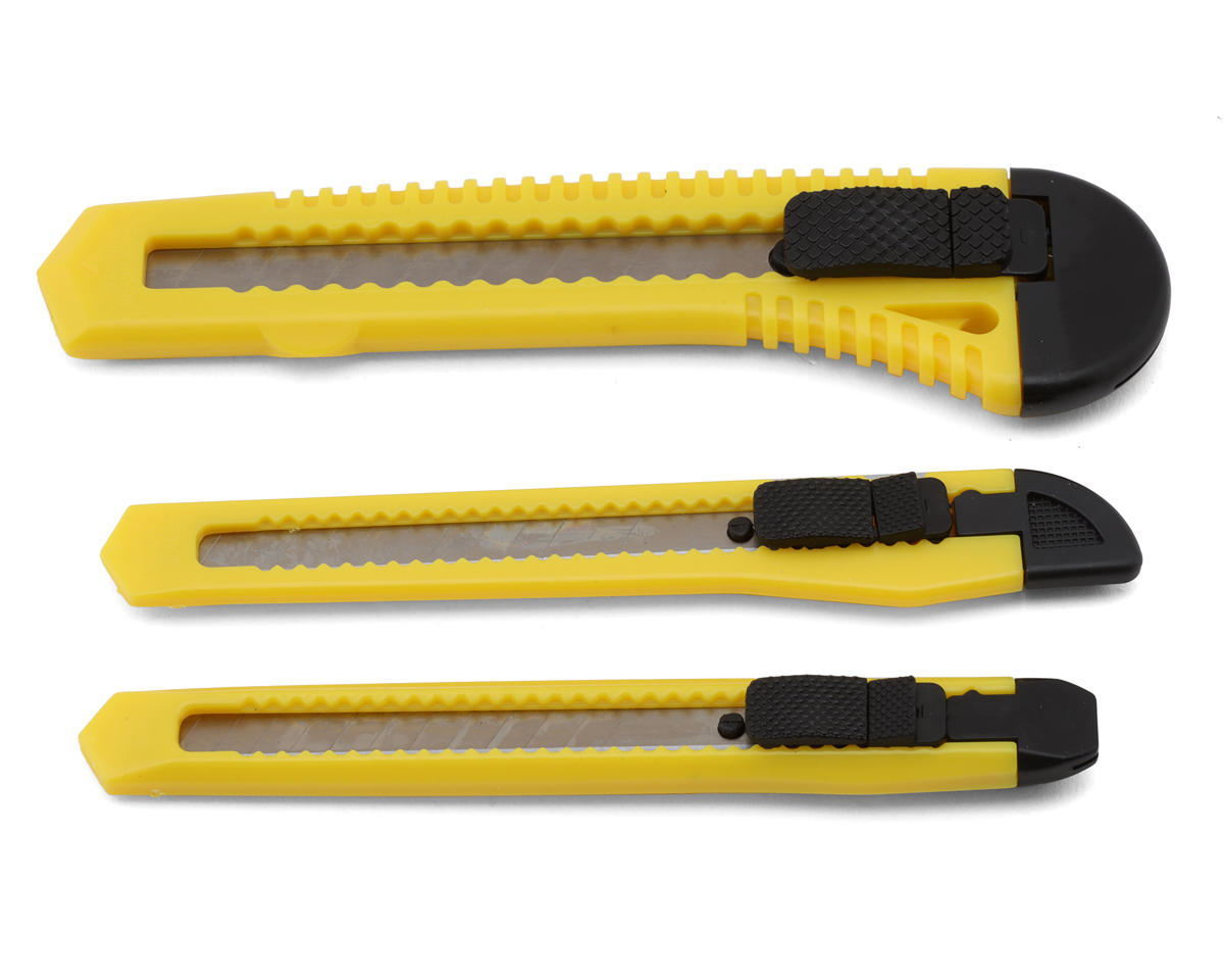 Shesto Limited Model Craft Razor Retractable Snap-Blade Knife Set (3)