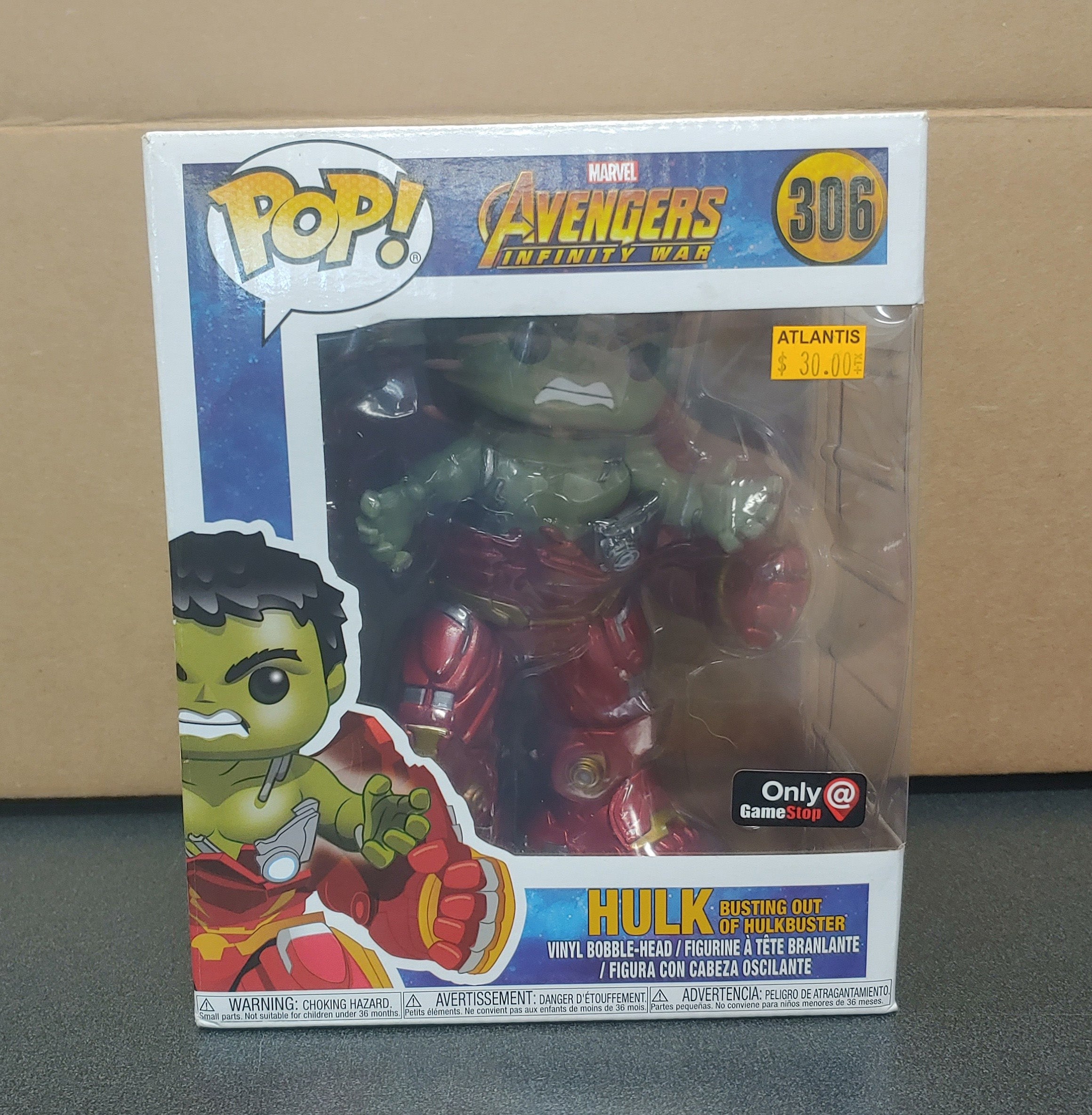 POP Figure (6 inch): Marvel #0306 - Hulk Busting Out of Hulkbuster (Da