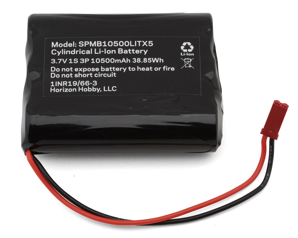 Spektrum RC iXSR 1S Li-Ion Transmitter Battery (3.7V/10500mAh) w/JST Connector