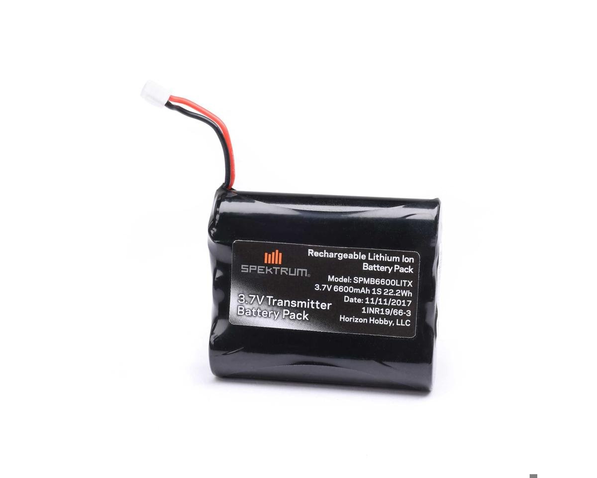 Spektrum RC 1S Li-Ion Transmitter Battery (3.7V/6600mAh) (NX6/NX8/NX10/iX12) w/XH-1S Connector