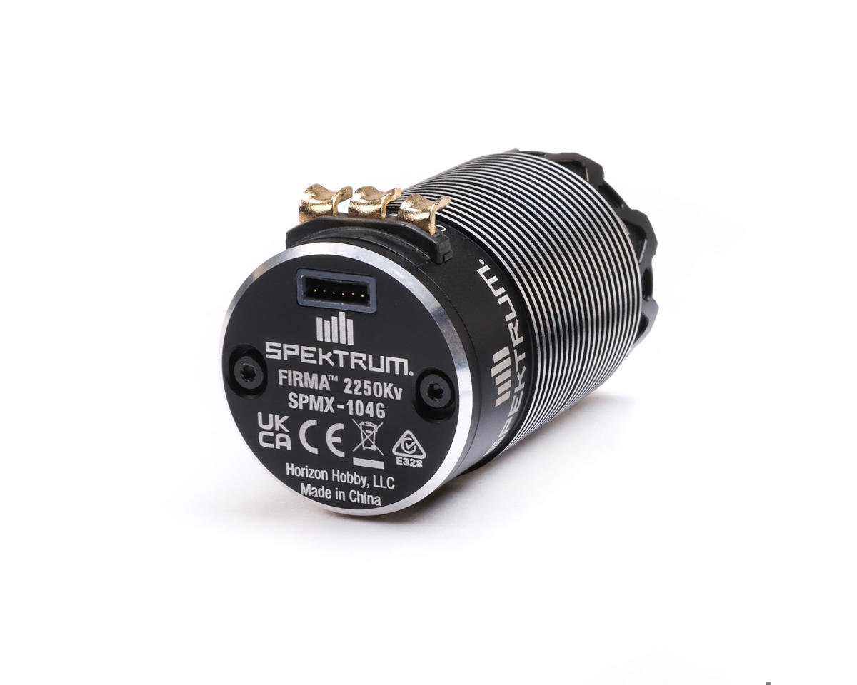 Spektrum RC Firma 4274 4-Pole Brushless Sensored Motor w/5mm Shaft (2250Kv)