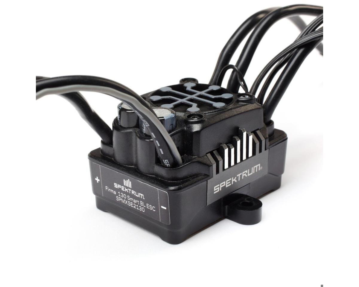 Spektrum RC Firma 130A Black Edition Brushless Smart ESC V2, 2S-4S