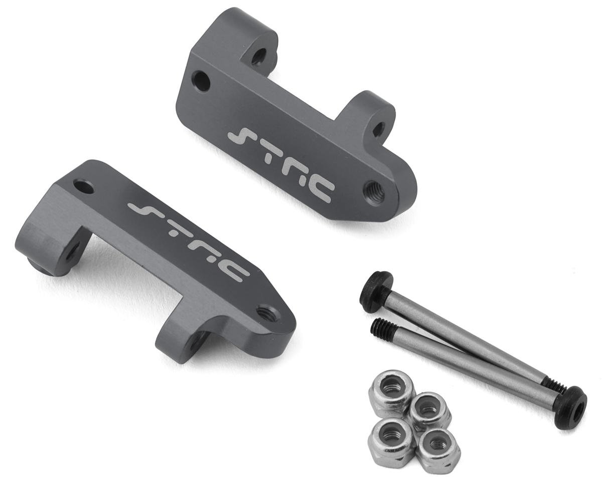 ST Racing Concepts Aluminum Front Caster Blocks for Traxxas Slash Modified (Gun Metal) (2)