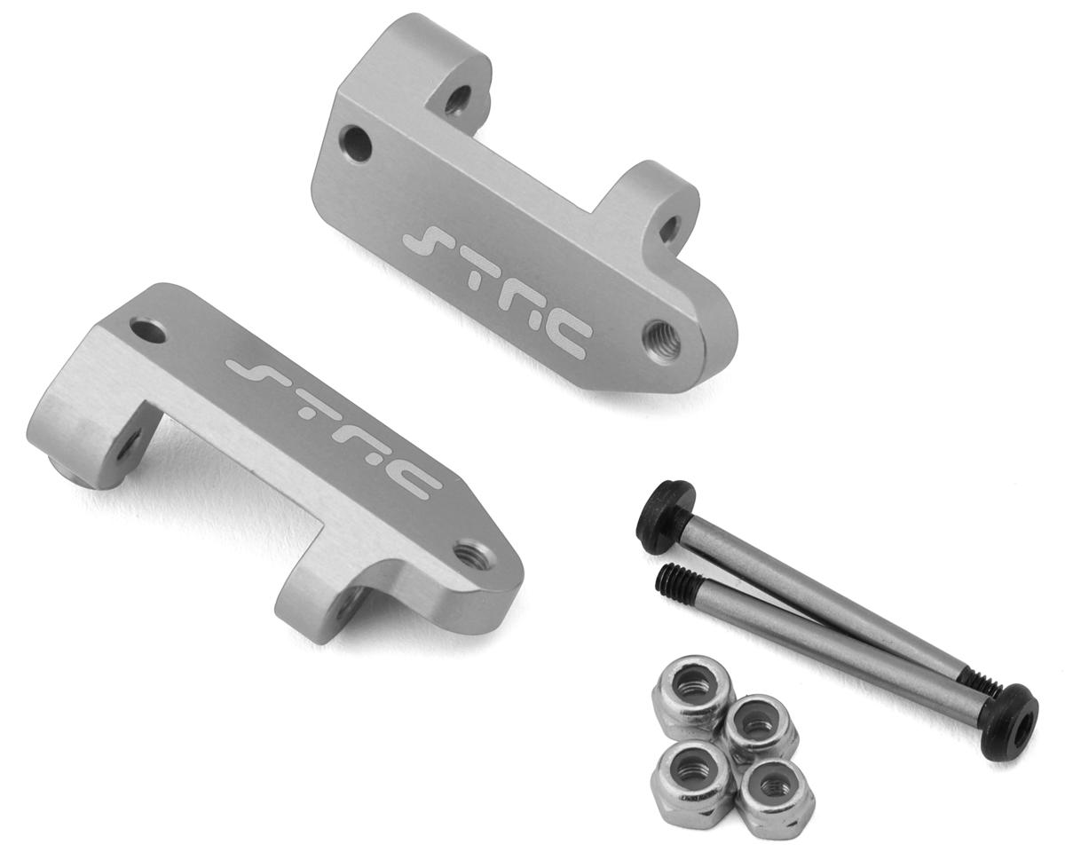 ST Racing Concepts Aluminum Front Caster Blocks for Traxxas Slash Modified (Silver) (2)