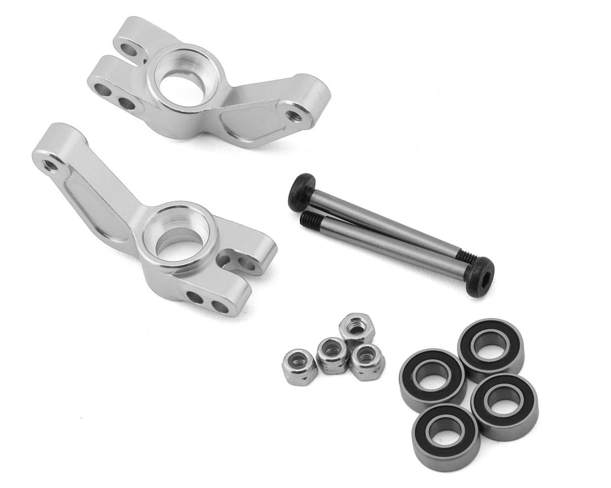 ST Racing Concepts Aluminum Rear Hub Carriers for Traxxas Slash Modified (0°) (Silver) (2)