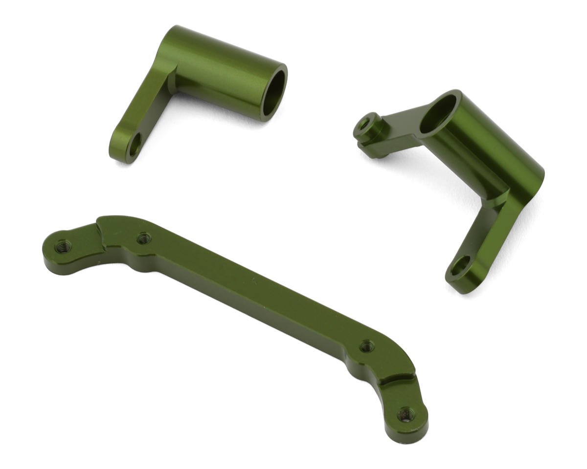 ST Racing Concepts Redcat Lowrider Aluminum Steering Bellcrank Set (Green)