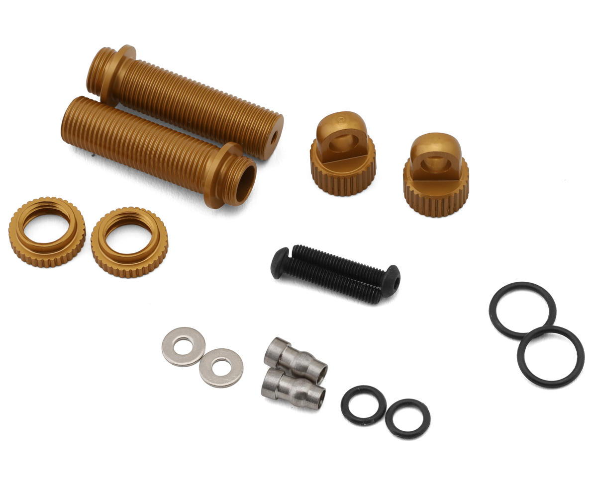 ST Racing Concepts Redcat Lowrider Aluminum Shock Bodies w/Collars & Caps (Gold) (2)