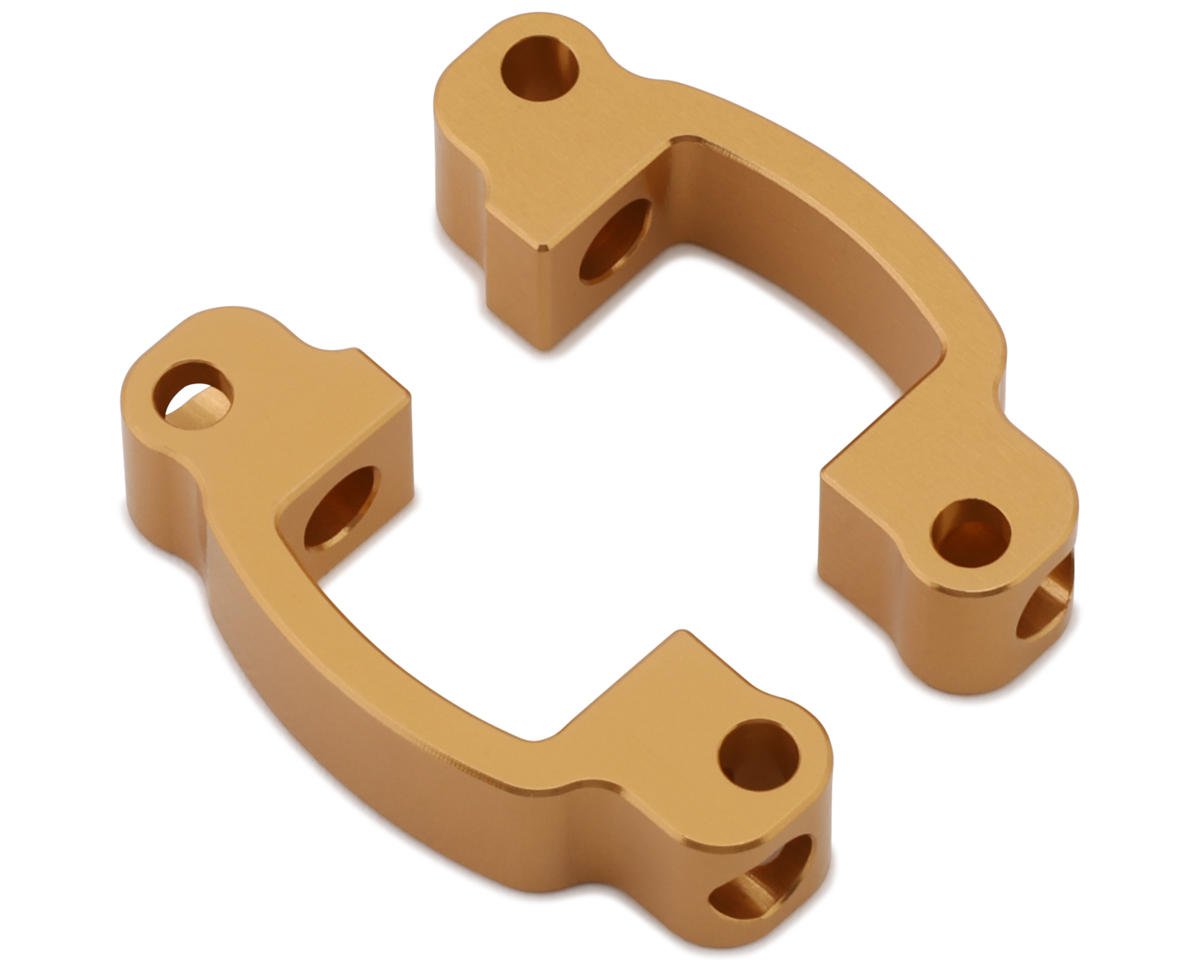 ST Racing Concepts Redcat Lowrider CNC-Machined Aluminum Caster Blocks (Gold) (2) (6°)