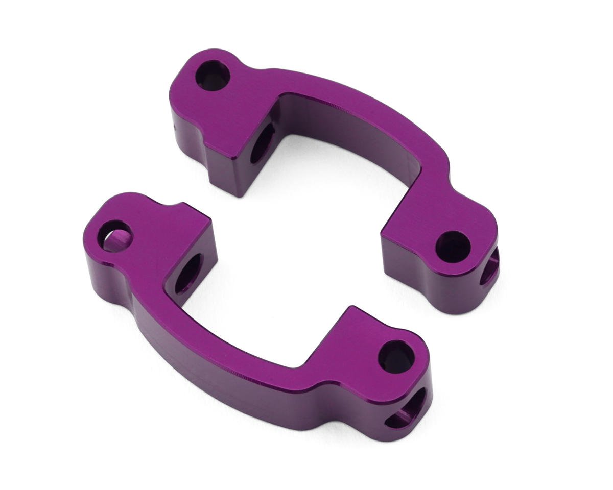 ST Racing Concepts Redcat Lowrider CNC-Machined Aluminum Caster Blocks (Purple) (2) (6°)