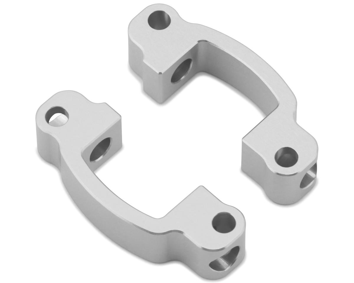 ST Racing Concepts Redcat Lowrider CNC-Machined Aluminum Caster Blocks (Silver) (2) (6°)