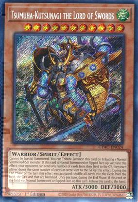 Tsumuha-Kutsunagi the Lord of Swords (CYAC-ENSP1) Ultra Rare - Near Mi