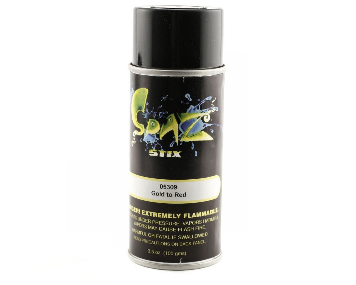 Spaz Stix Multi-Color Change Spray Paint (Gold/Red) (3.5oz)
