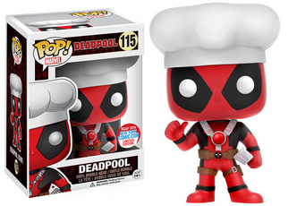 POP Figure: Marvel Deadpool #0115 - Deadpool (Chef) (NYCC) (Box Damage