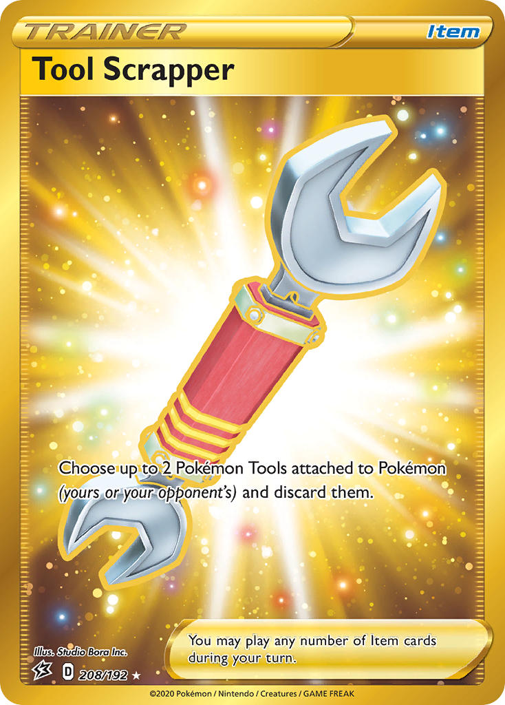 Tool Scrapper (Secret) - 208/192 (SWSH02) Secret Rare - Near Mint Holo