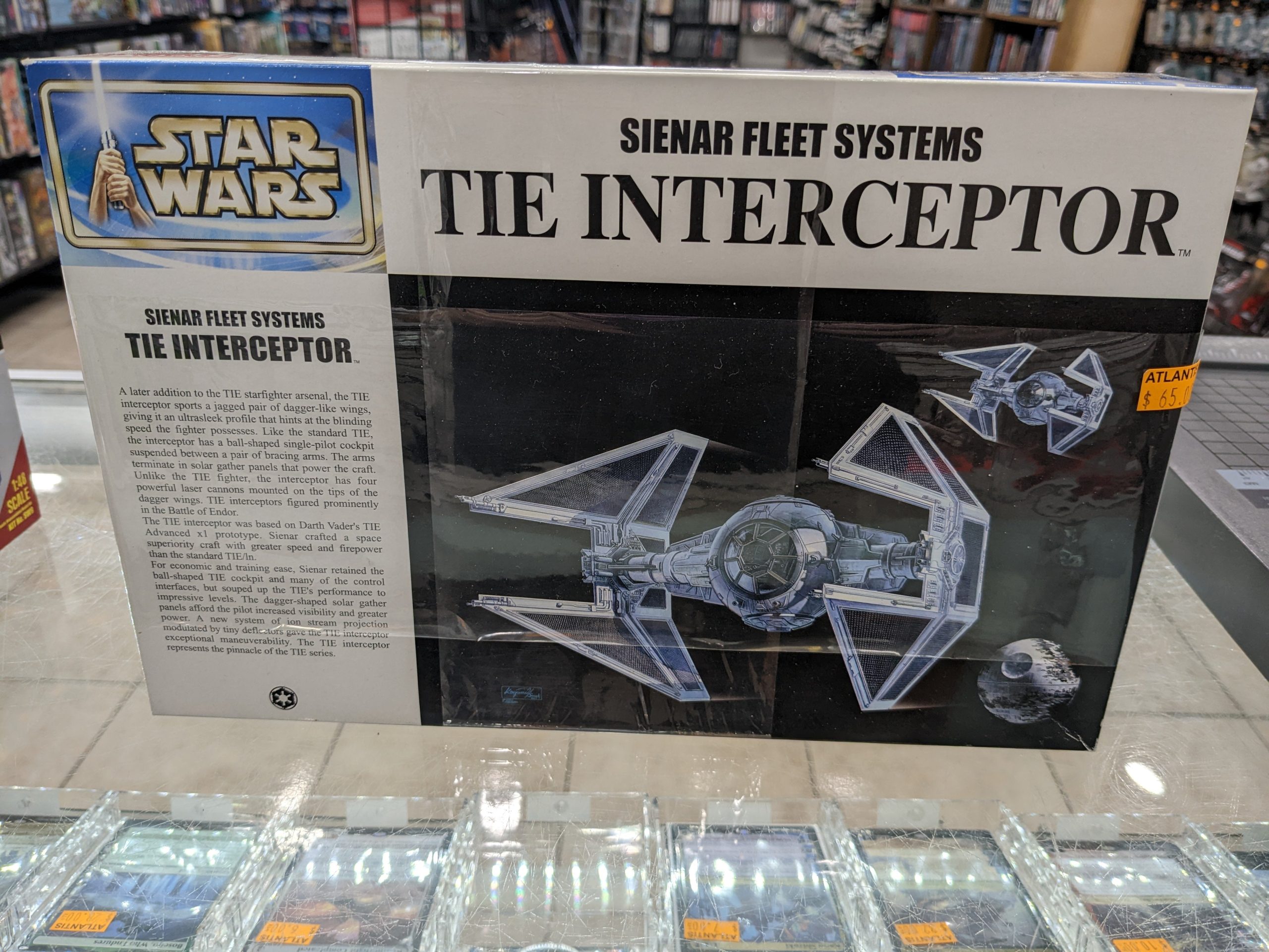 Star Wars Imperial Tie Interceptor 1/72 Scale Model Kit SW-5 (Fine Mol