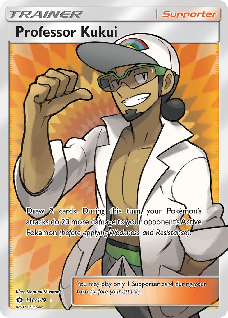 Professor Kukui (Full Art) - 148/149 (SM01) Ultra Rare - Near Mint Hol