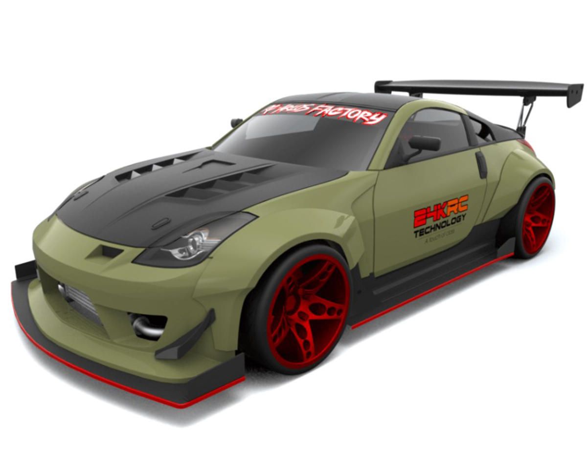 24K RC Technology 1/10 Brian McCann '05 Nissan 350Z Drift Body (Clear) (257mm Wheelbase)