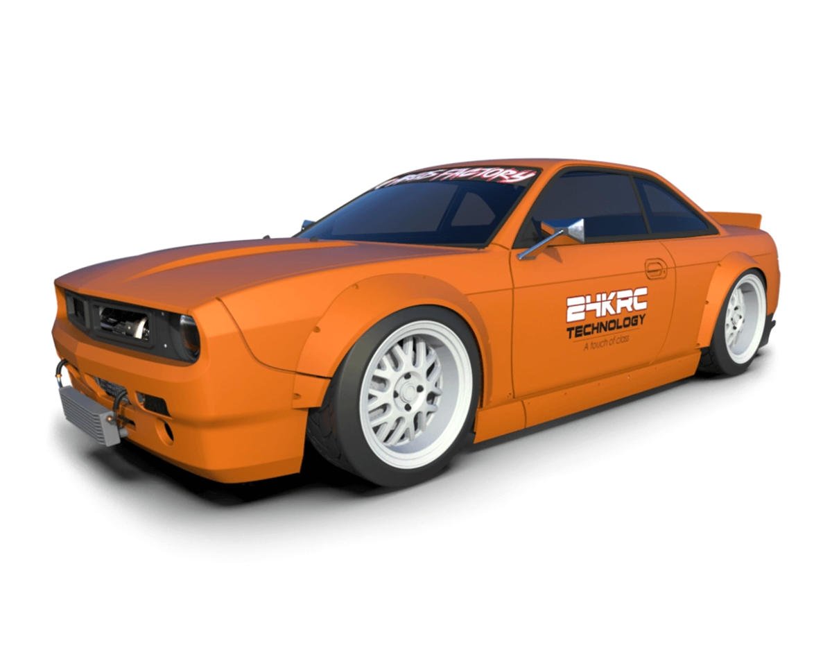 24K RC Technology 1/10 '97 Nissan 240SX S14 Boss V2 Drift Body (Clear) (257mm Wheelbase)