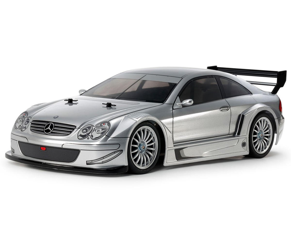 Tamiya TT-02 2002 Mercedes-Benz CLK AMG 1/10 4WD Electric Touring Car Kit w/Pre-Painted Body