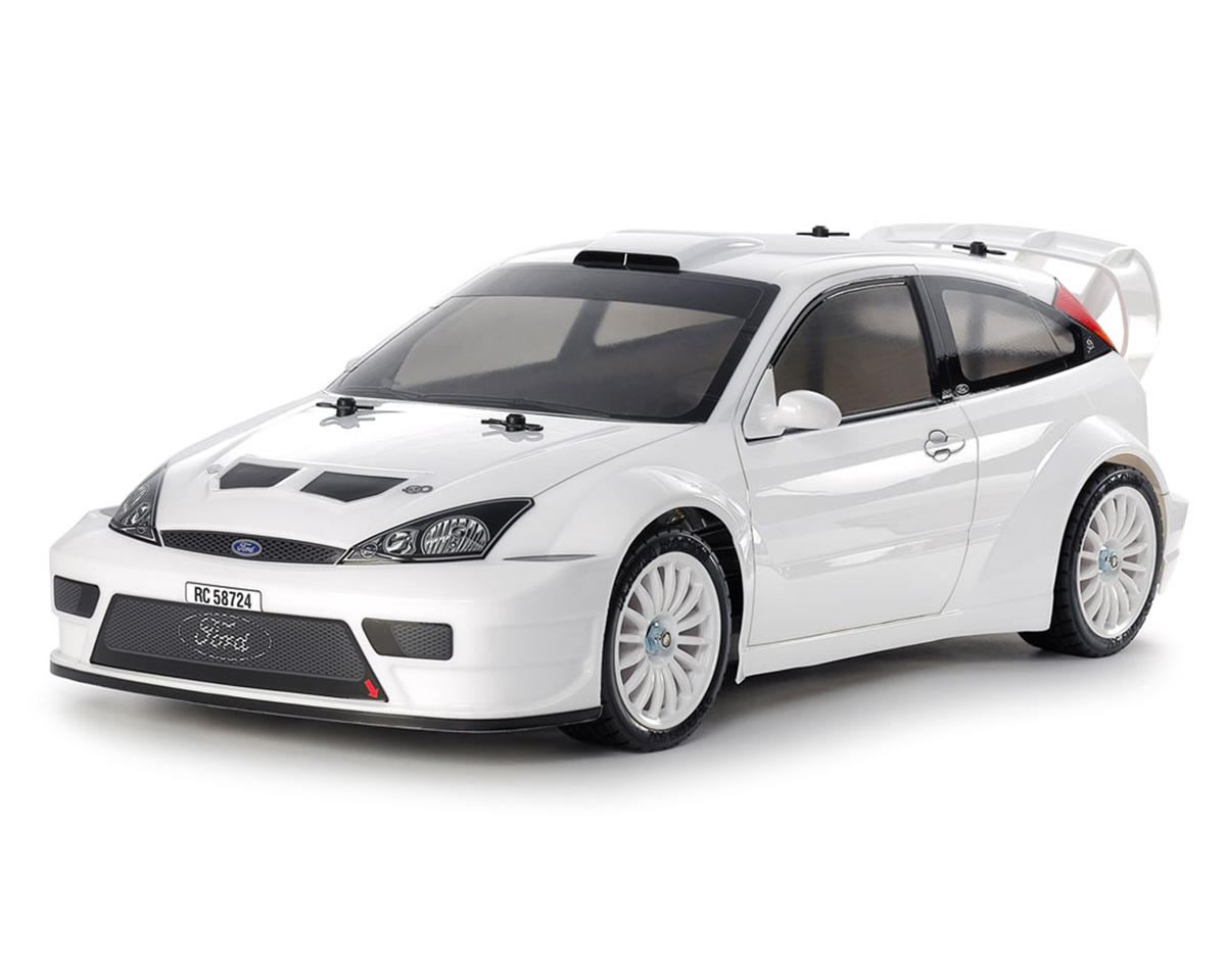Tamiya 2003 Limited Edition Ford Focus RS Custom 1/10 4WD Rally Car Kit (White) (TT-02) w/Pre-Painted Body