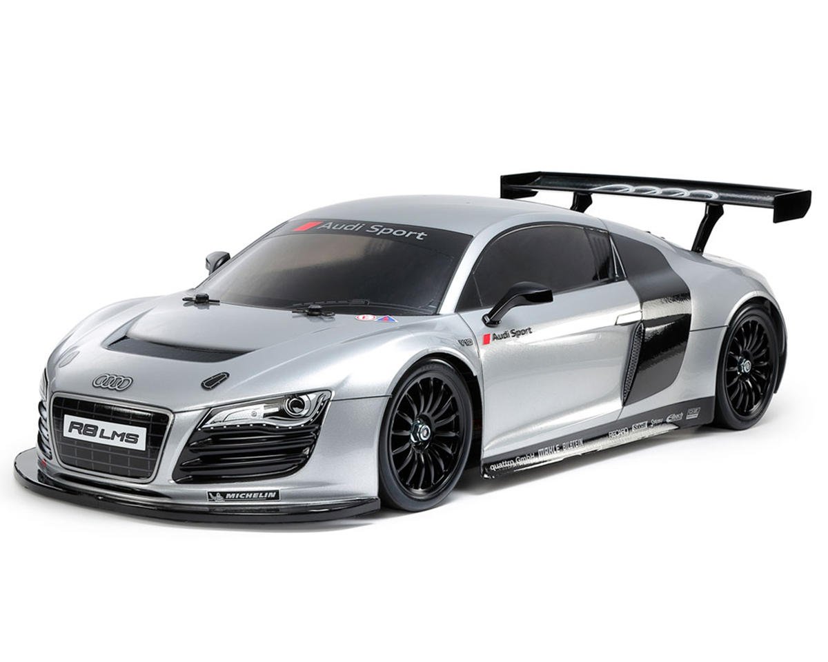 Tamiya TT-02 2008 Audi R8 LMS 1/10 4WD Electric Touring Car Kit w/Pre-Painted Body (Limited Edition) (Silver)