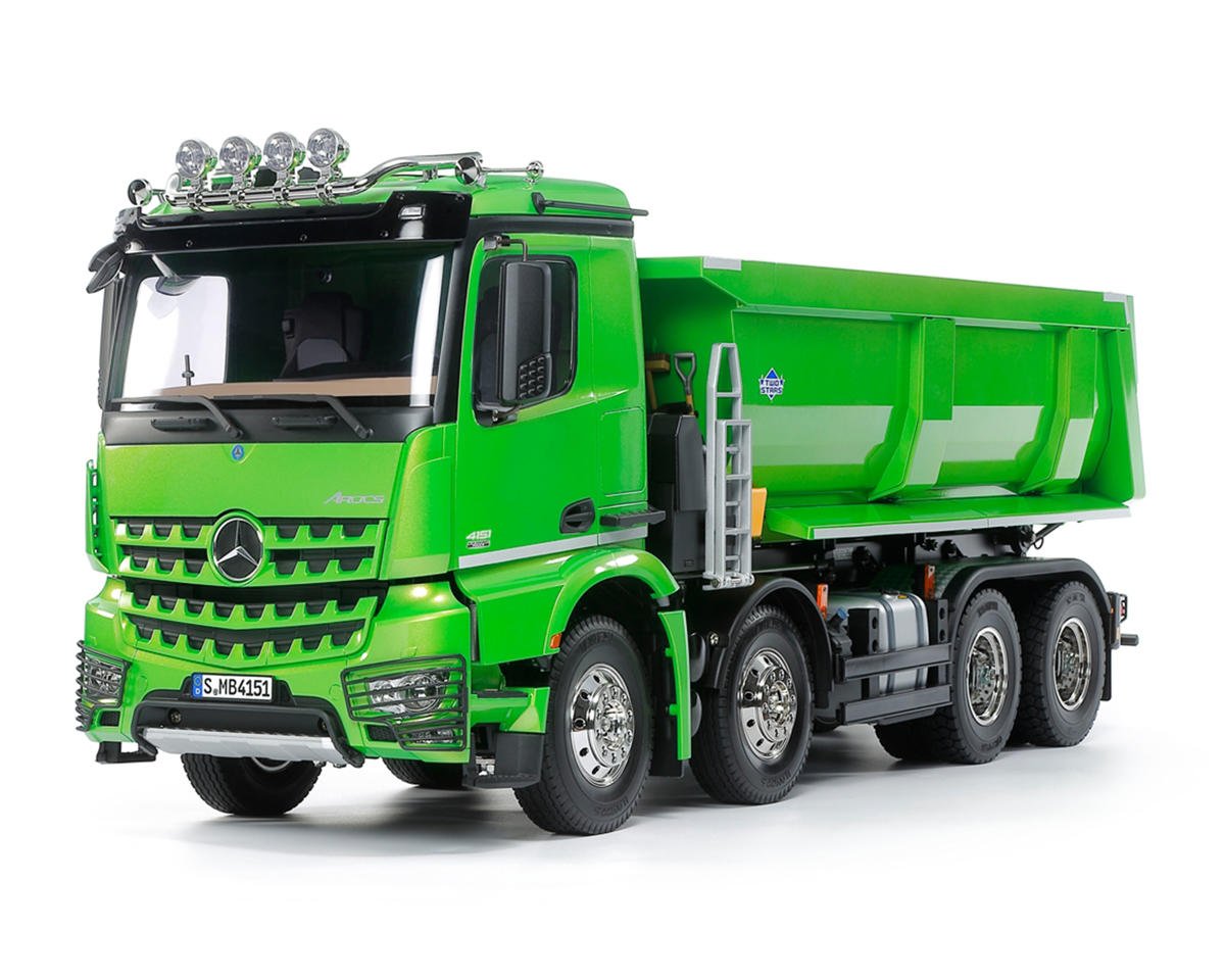 Tamiya 1/14 R/C Mercedes-Benz Arocs 4151 8x4 Tipper Truck Kit (Candy Green Edition)